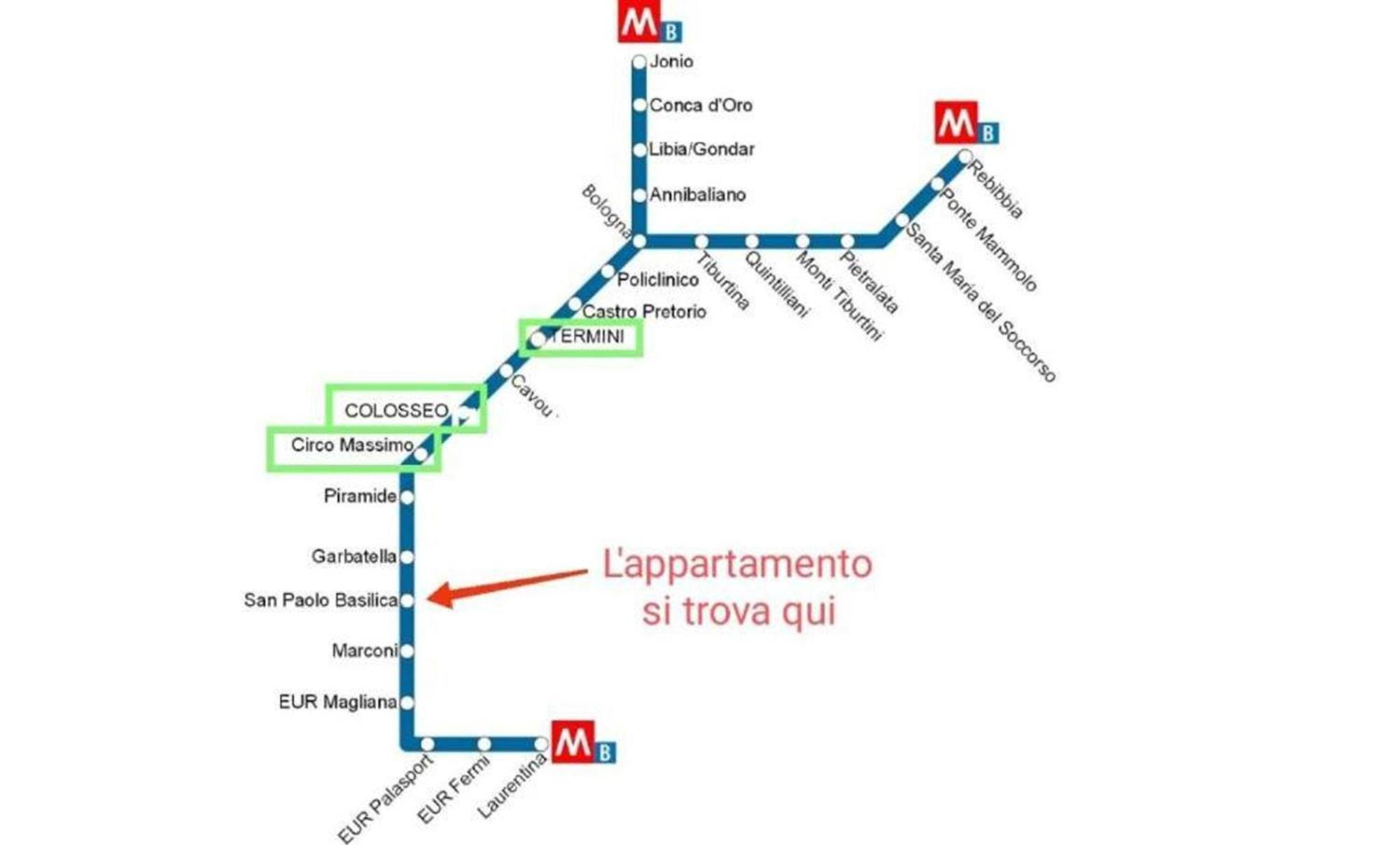 Casa Paolina A Metro San Paolo Lägenhet Rom Exteriör bild